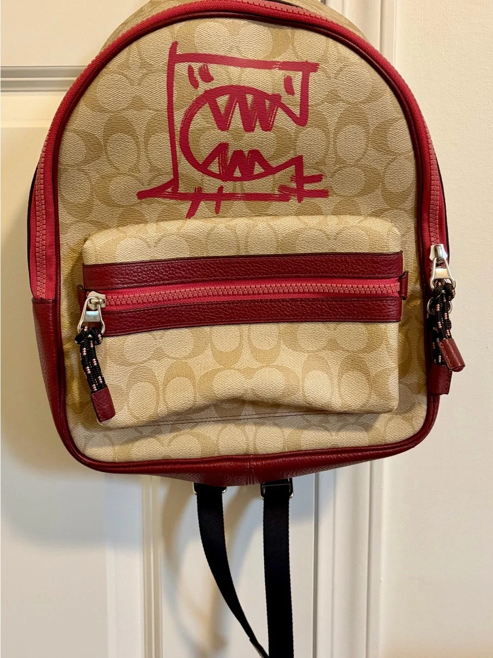 coach guang yu backpack Small Zip Around Wallet In Signature Canvas With Rexy By Coach Rexy By Guang Yu